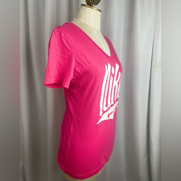 Nike Women's Slim Fit T-Shirt - Pink, Size Large - Picture 4 of 7